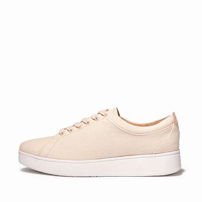 Buty Sportowe Fitflop RALLY Canvas Damskie Różowe | Polska-05127