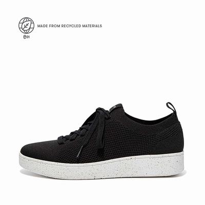 Buty Sportowe Fitflop RALLY E01 Multi-Knit Damskie Czarne | Polska-61478