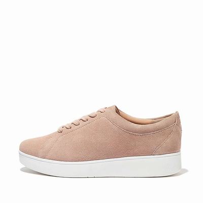 Buty Sportowe Fitflop RALLY Suede Damskie Beżowe | Polska-61394