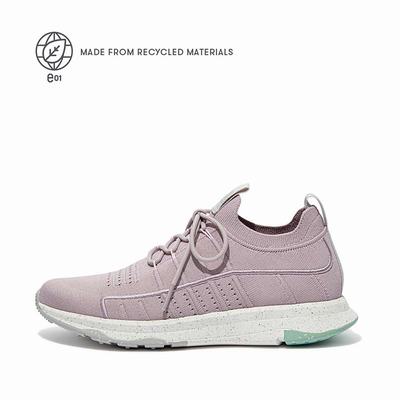 Buty Sportowe Fitflop VITAMIN FF E01 Knit Sports Damskie Fioletowe | Polska-73620