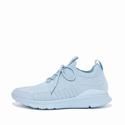 Buty Sportowe Fitflop VITAMIN FF Knit Sports Damskie Niebieskie | Polska-58697