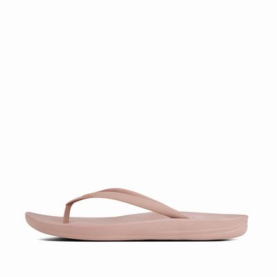 Japonki Fitflop IQUSHION Ergonomic Damskie Beżowe | Polska-26954