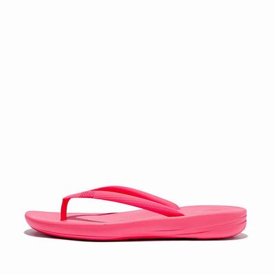 Japonki Fitflop IQUSHION Ergonomic Damskie Różowe | Polska-62057