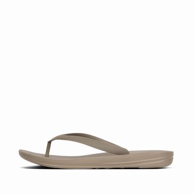 Japonki Fitflop IQUSHION Ergonomic Męskie Szare | Polska-95186