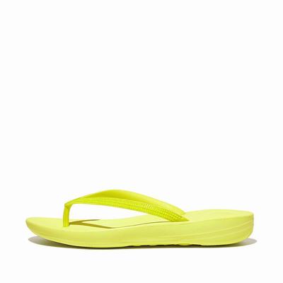 Japonki Fitflop IQUSHION Sparkle Damskie Żółte | Polska-06743