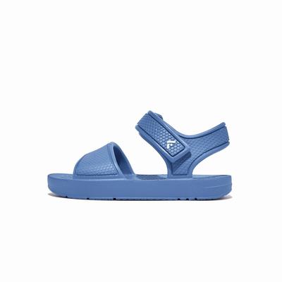 Sandały Fitflop IQUSHION Ergonomic Back-Strap Dziecięce Niebieskie | Polska-97652