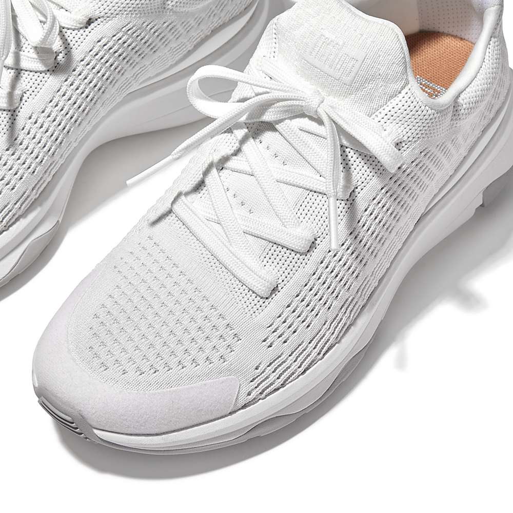 Buty Sportowe Fitflop VITAMIN FFX Knit Sports Damskie Białe | Polska-43609