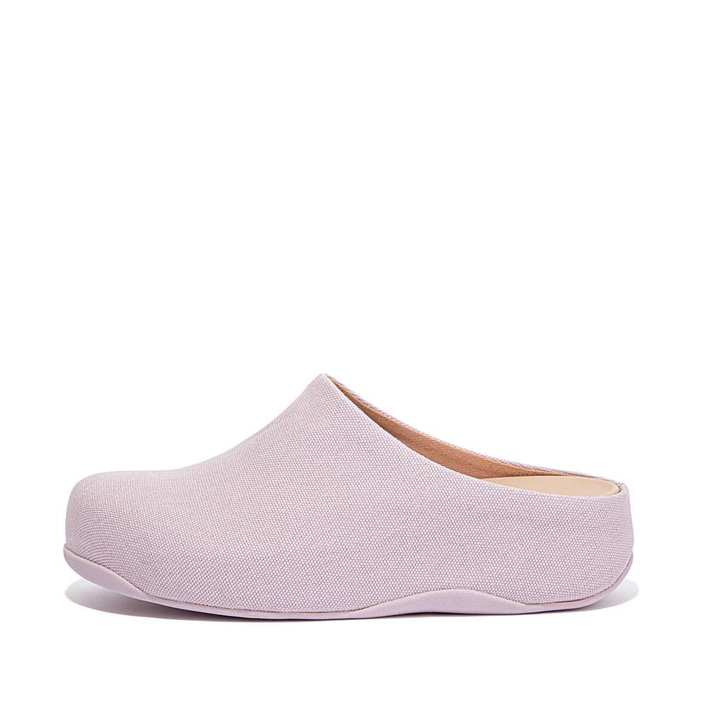 Chodaki Fitflop SHUV Canvas Damskie Różowe | Polska-51409