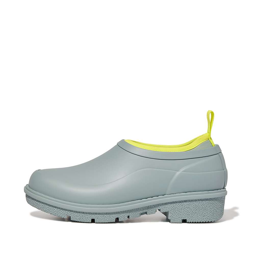 Chodaki Fitflop WONDERCLOG Neon-Pop Waterproof Rubber Damskie Niebieskie | Polska-50468