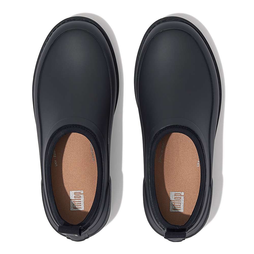 Chodaki Fitflop WONDERCLOG Waterproof Rubber Damskie Granatowe | Polska-32549