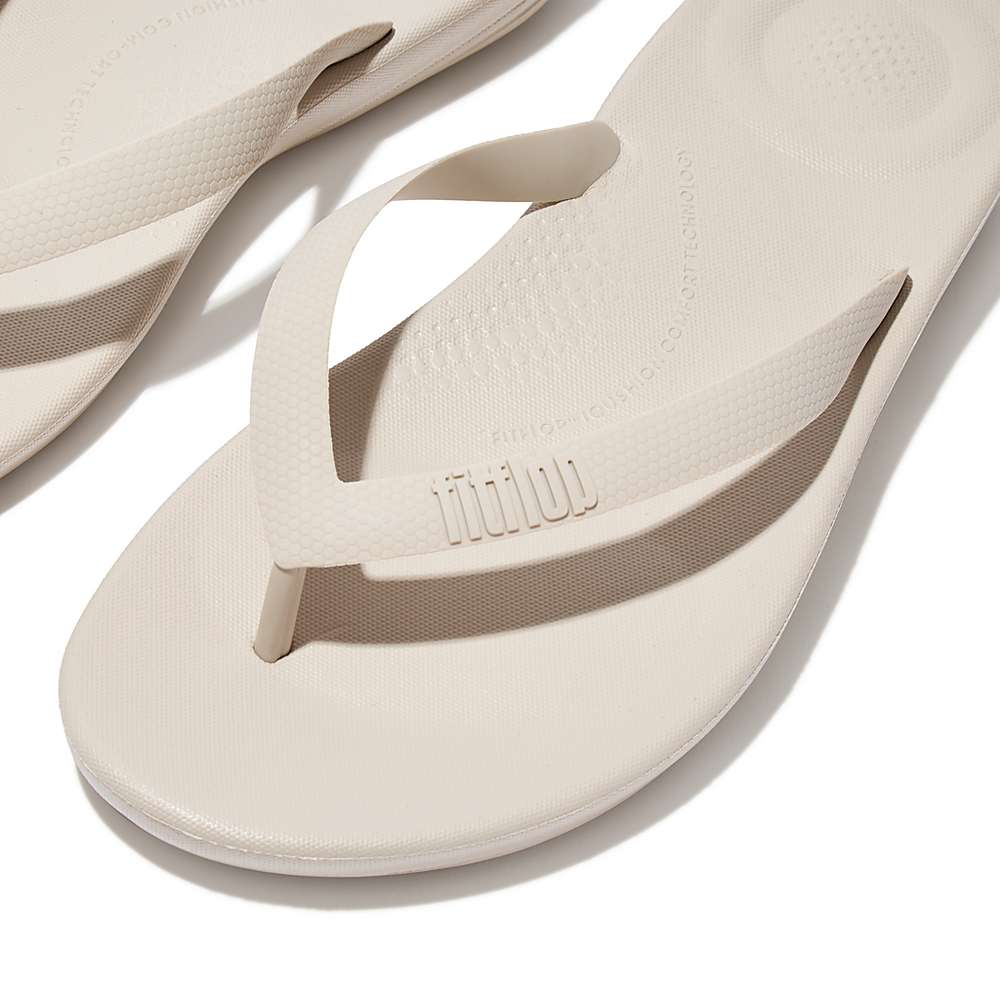 Japonki Fitflop IQUSHION Ergonomic Męskie Szare Beżowe | Polska-42687