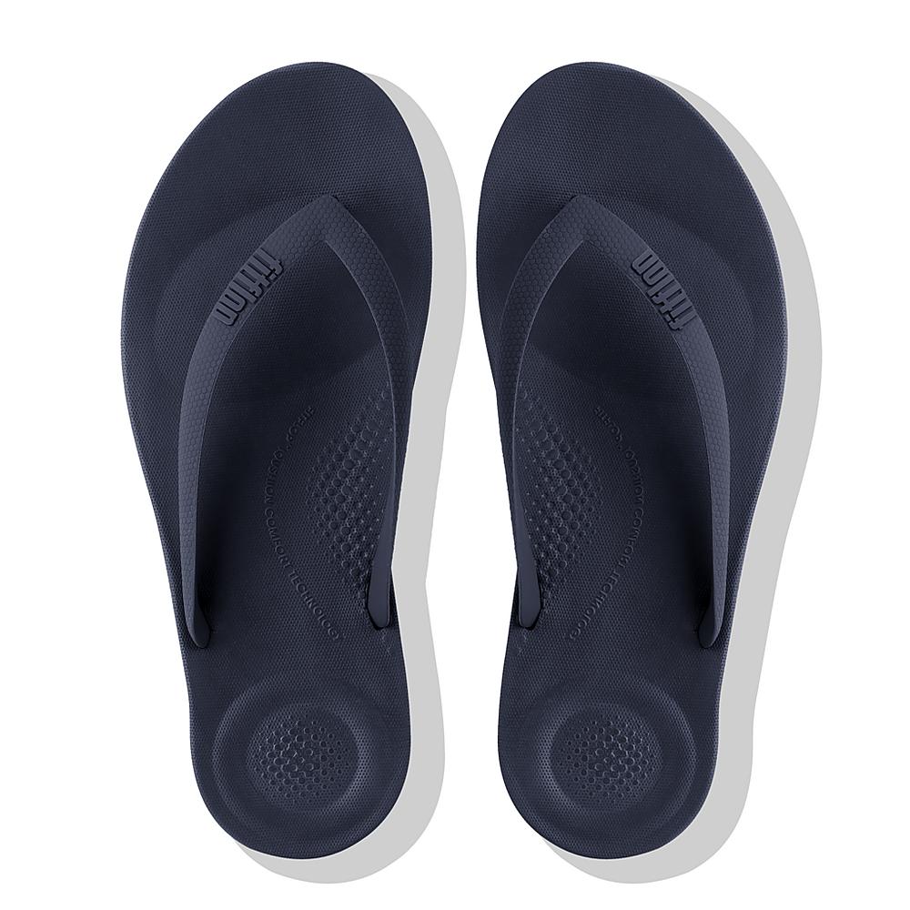 Japonki Fitflop IQUSHION Ergonomic Męskie Granatowe | Polska-86734