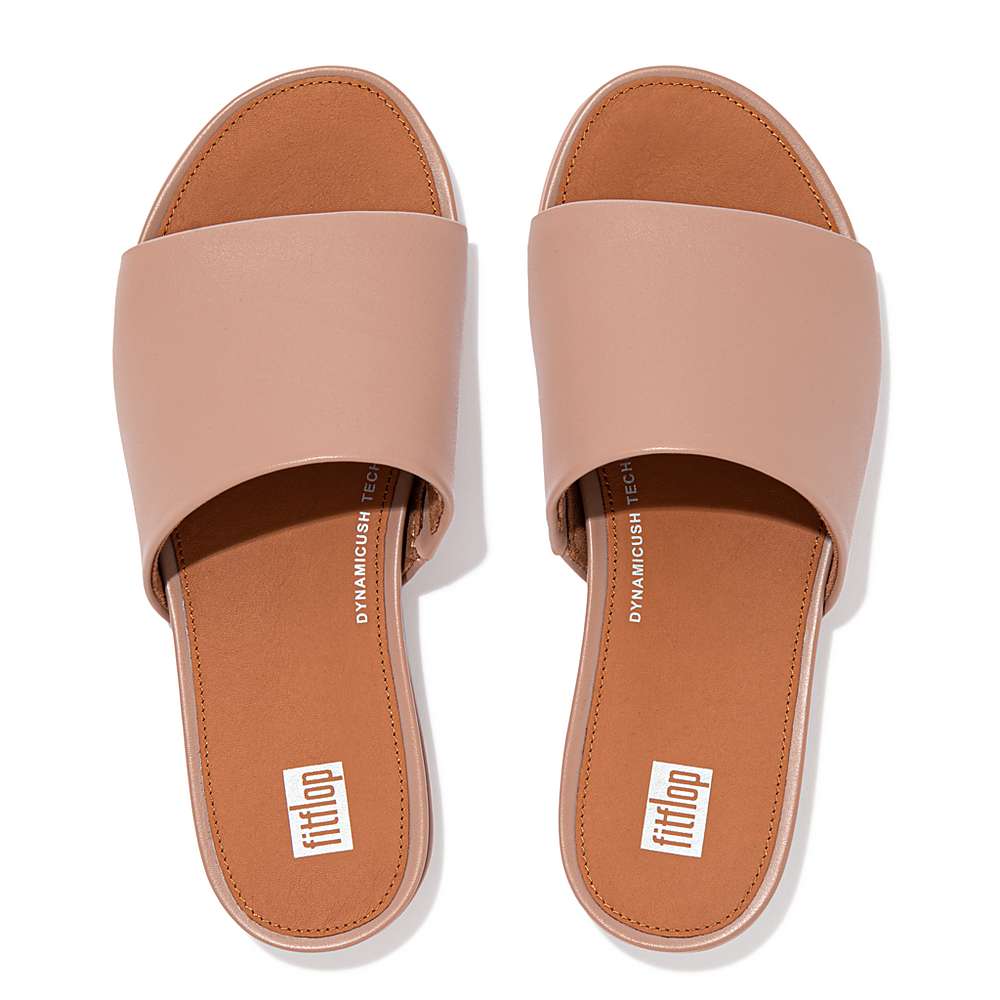 Sandały Fitflop GRACIE Leather Damskie Beżowe | Polska-57246