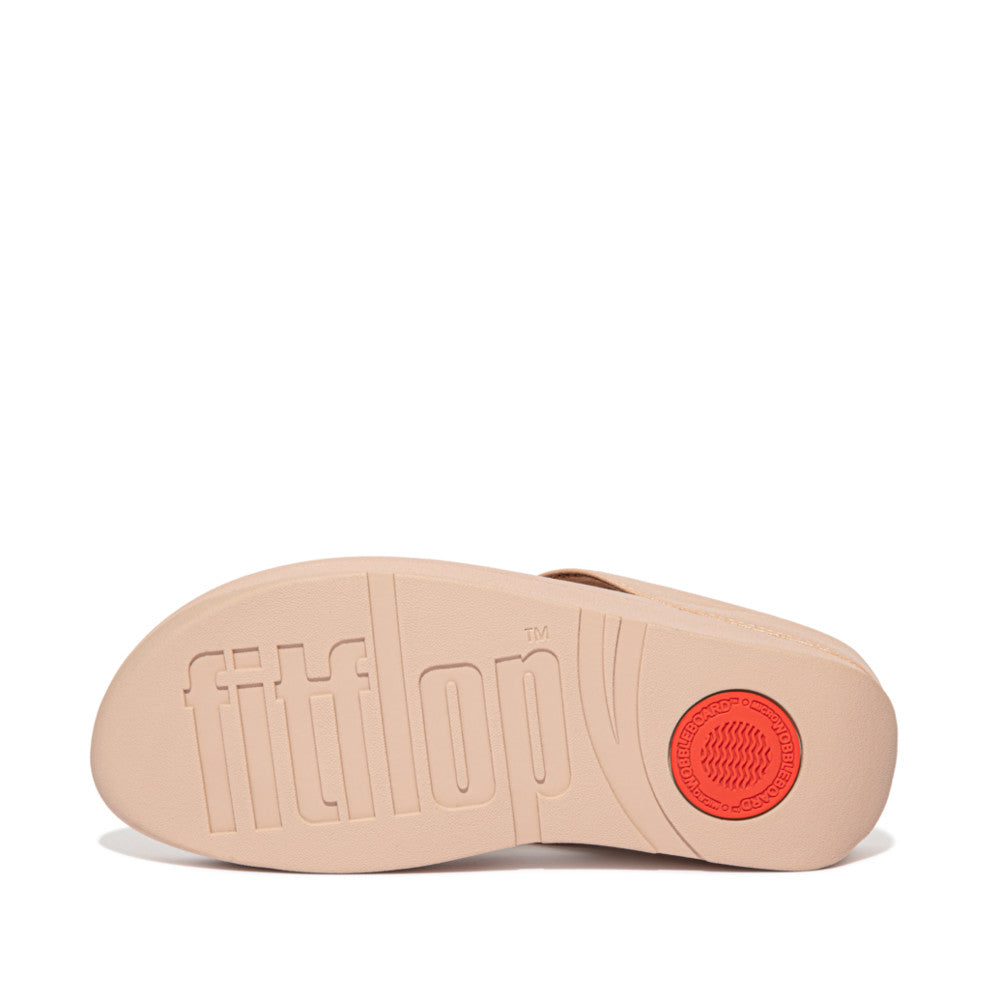 Sandały Fitflop HALO Shimmer Toe-Post Damskie Beżowe | Polska-56784