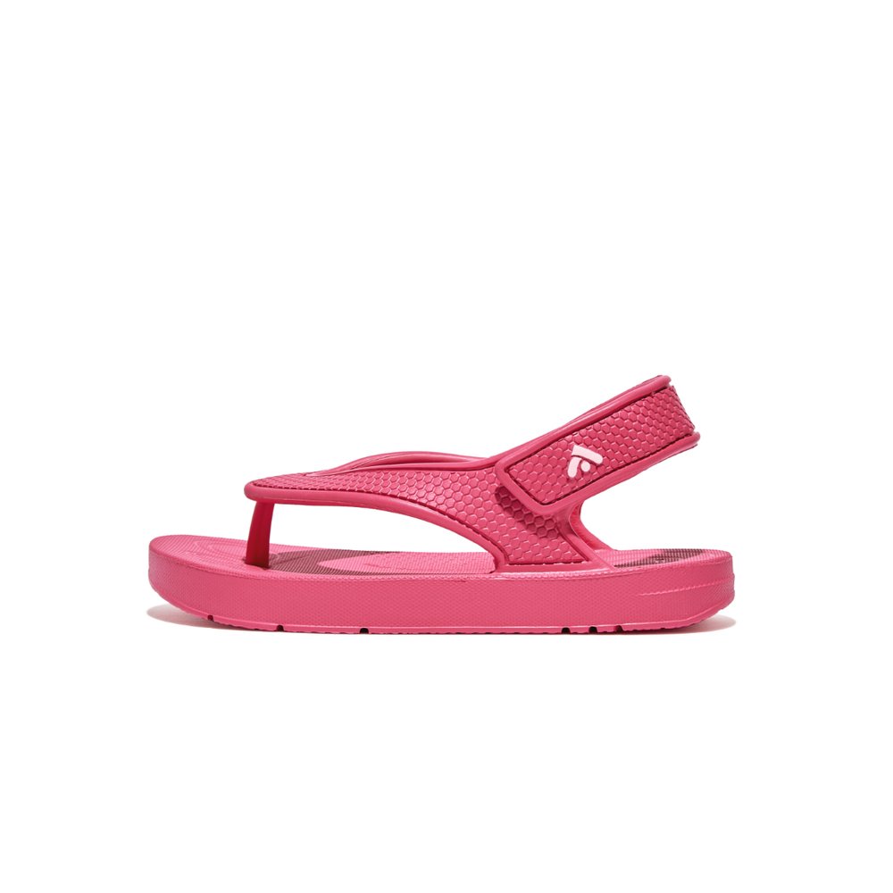 Sandały Fitflop IQUSHION Ergonomic Back-Strap Dziecięce Różowe | Polska-20675