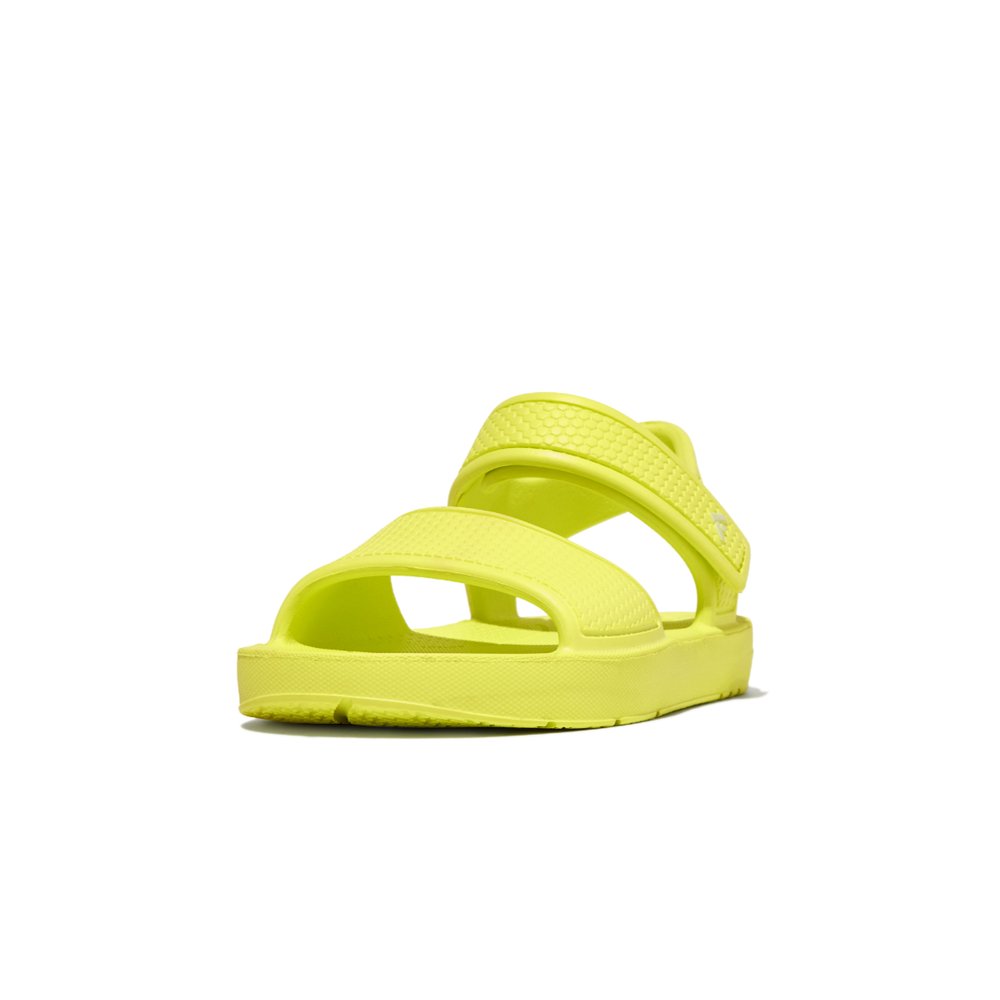 Sandały Fitflop IQUSHION Ergonomic Back-Strap Dziecięce Żółte | Polska-23150