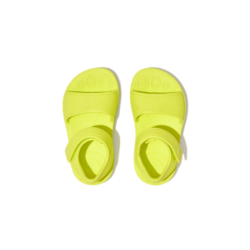 Sandały Fitflop IQUSHION Ergonomic Back-Strap Dziecięce Żółte | Polska-23150