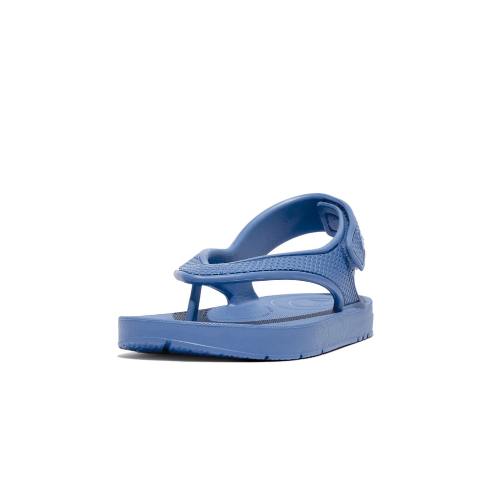 Sandały Fitflop IQUSHION Ergonomic Back-Strap Dziecięce Niebieskie | Polska-37524