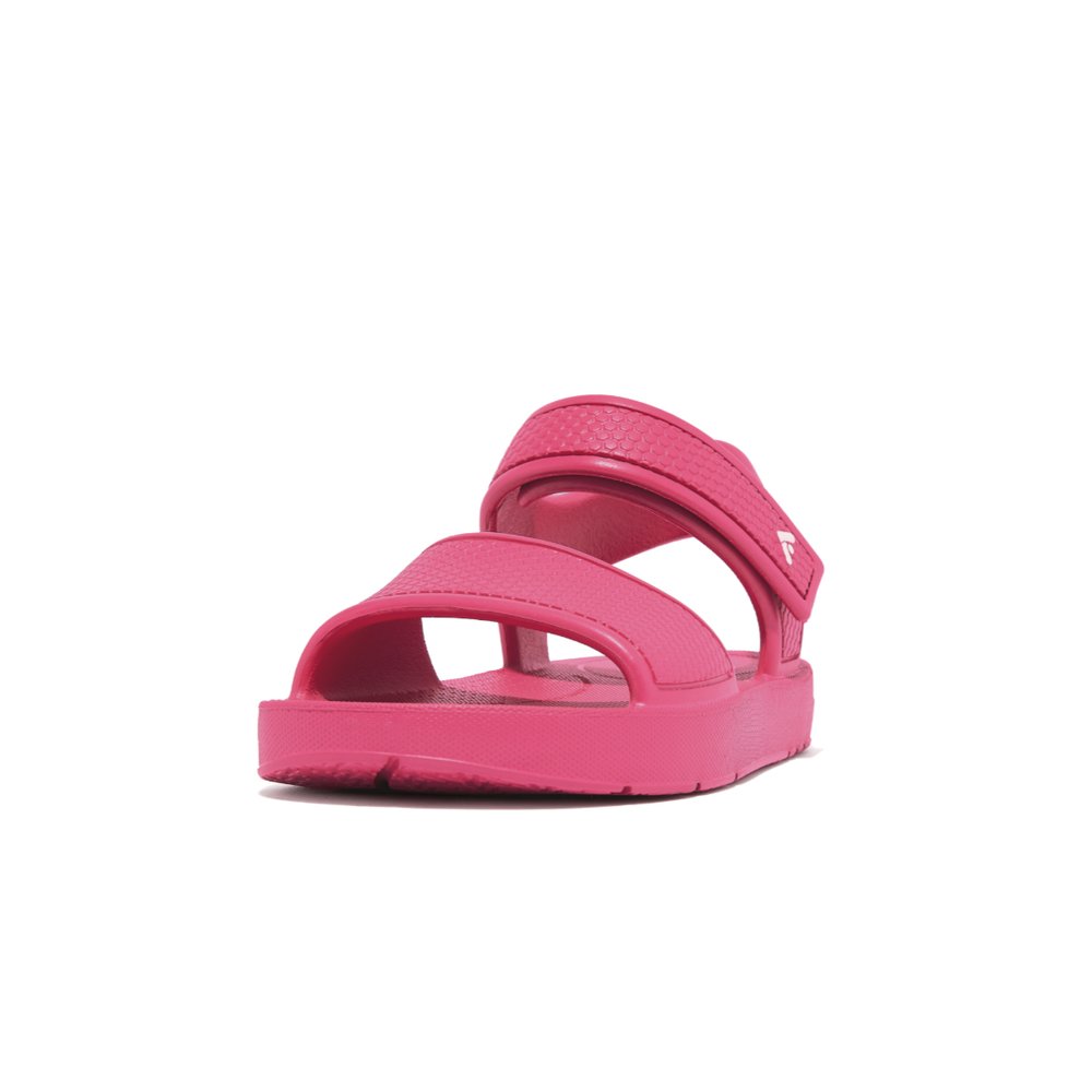 Sandały Fitflop IQUSHION Ergonomic Back-Strap Dziecięce Różowe | Polska-71536