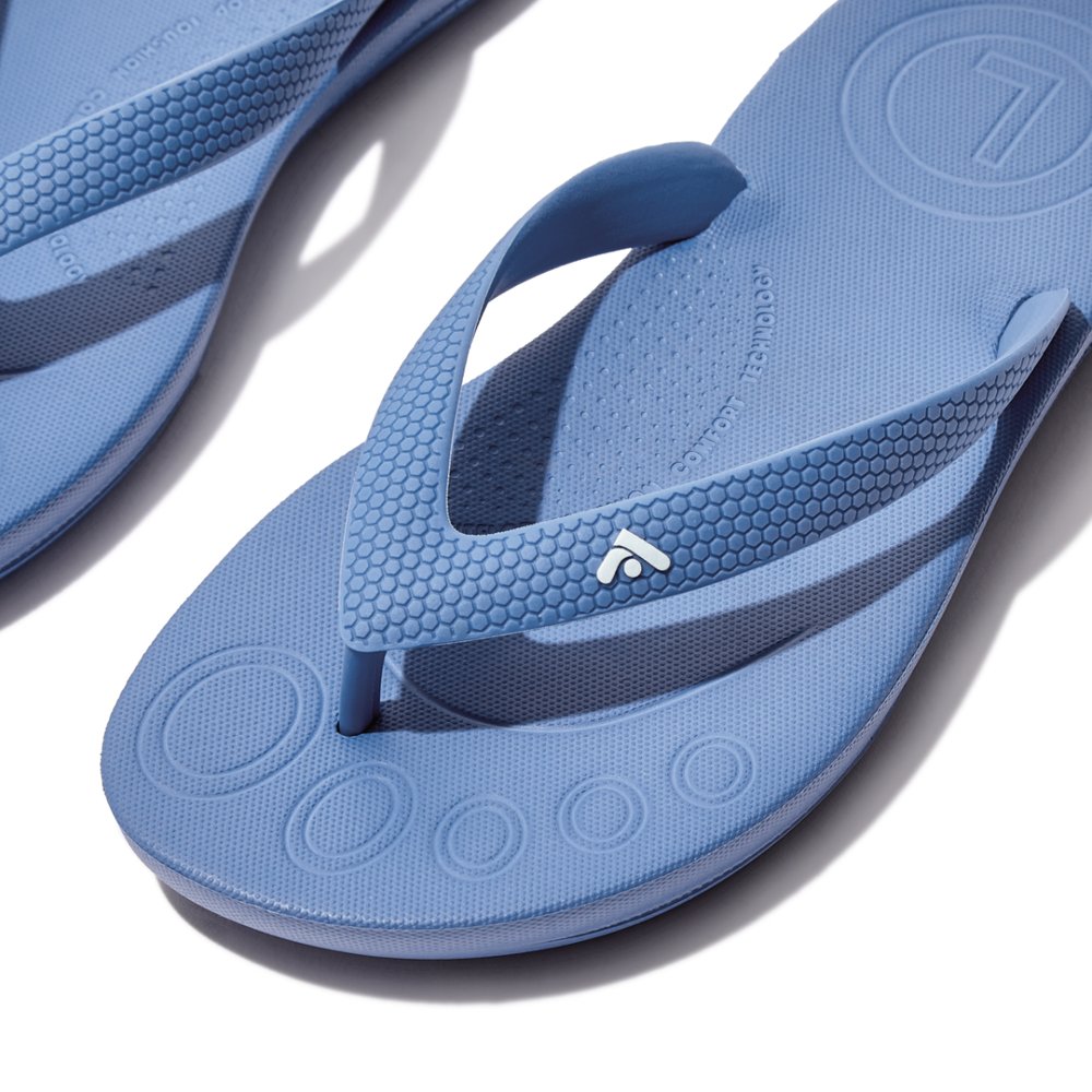 Sandały Fitflop IQUSHION Ergonomic Dziecięce Niebieskie | Polska-85496