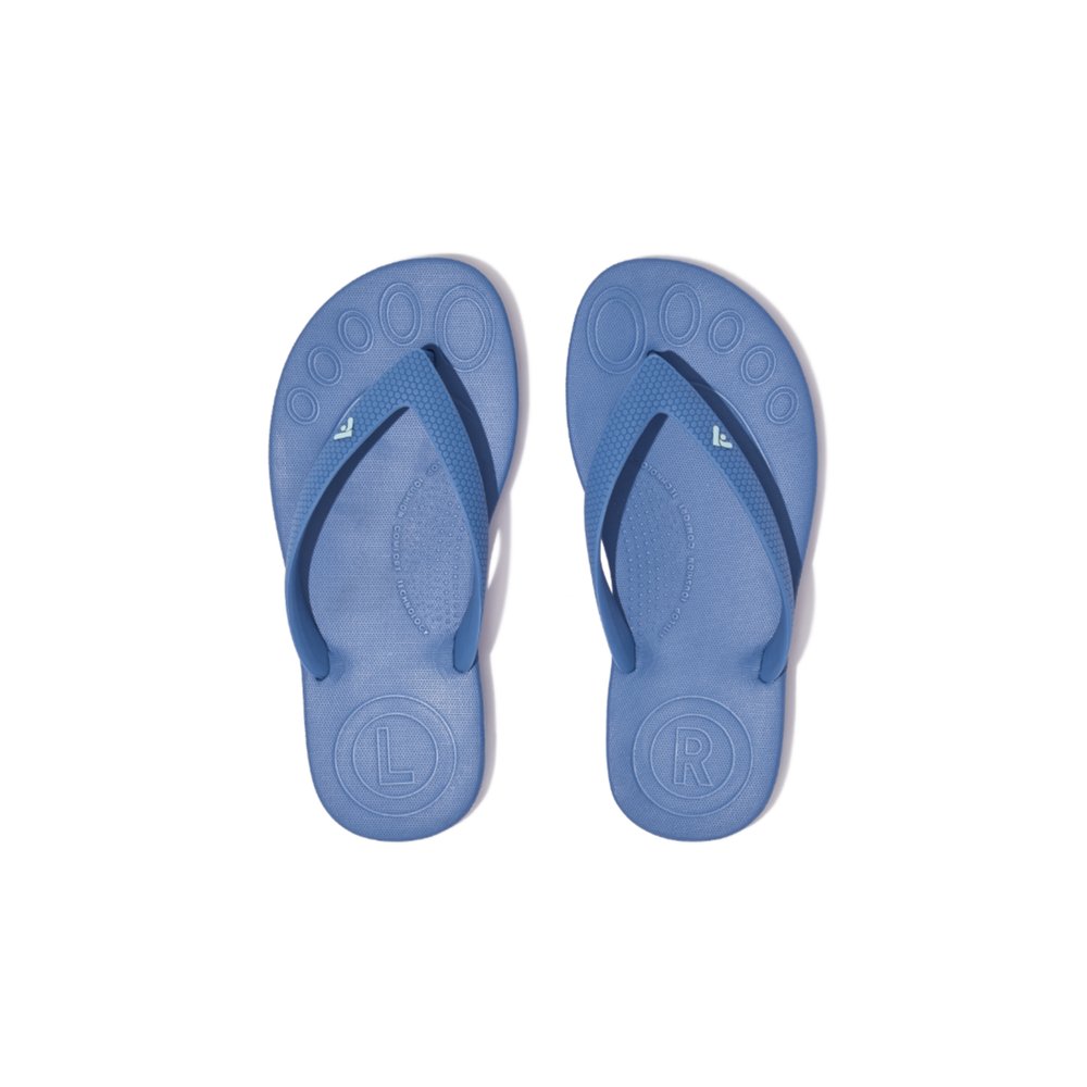 Sandały Fitflop IQUSHION Ergonomic Dziecięce Niebieskie | Polska-85496