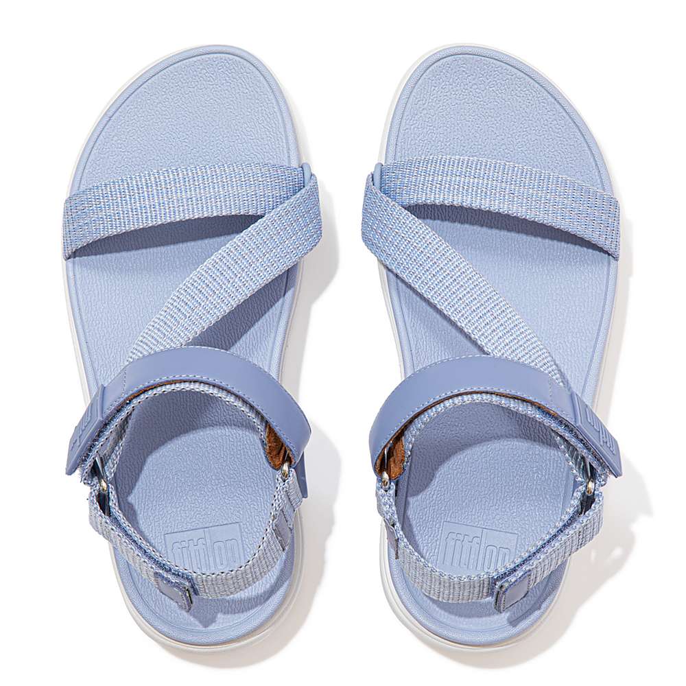 Sandały Fitflop LOOSH Webbing Z-Strap Damskie Lawenda | Polska-97364