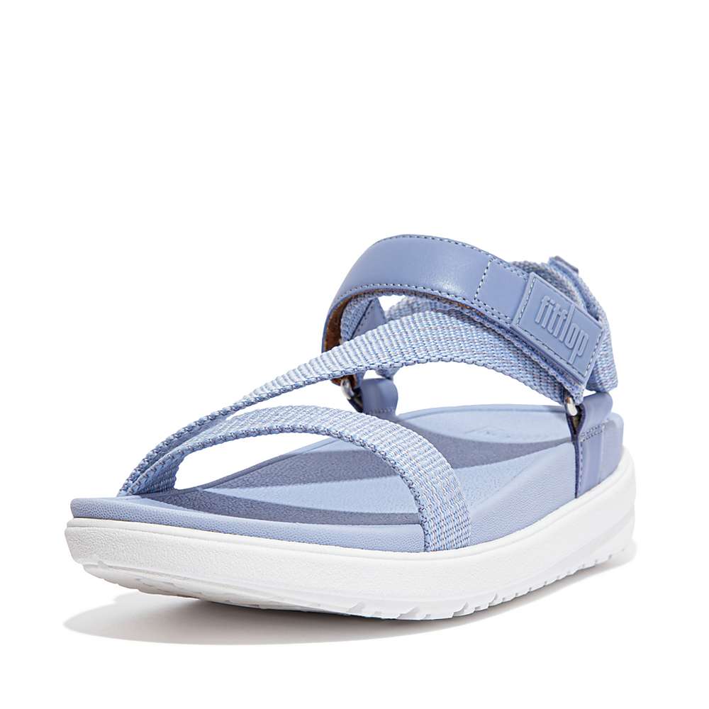 Sandały Fitflop LOOSH Webbing Z-Strap Damskie Lawenda | Polska-97364