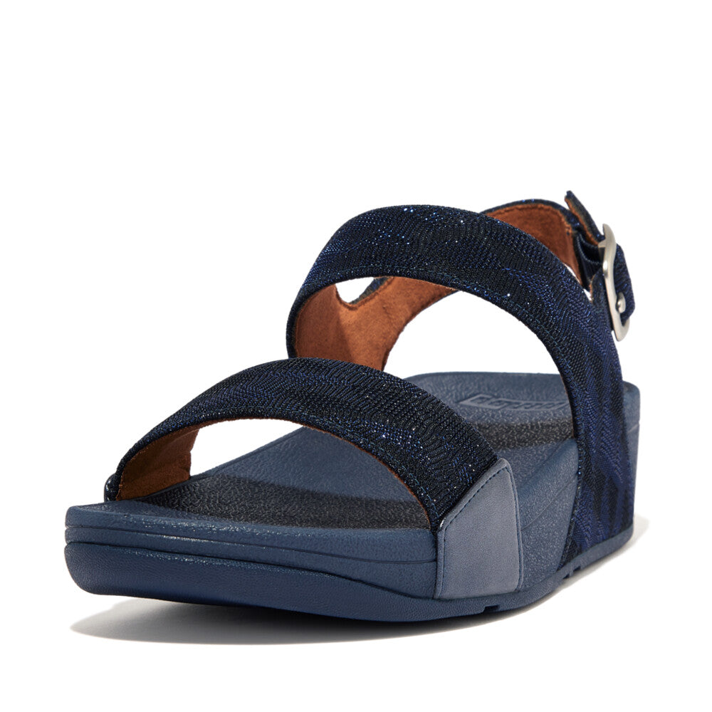 Sandały Fitflop LULU Glitz Backstrap Damskie Granatowe | Polska-67058