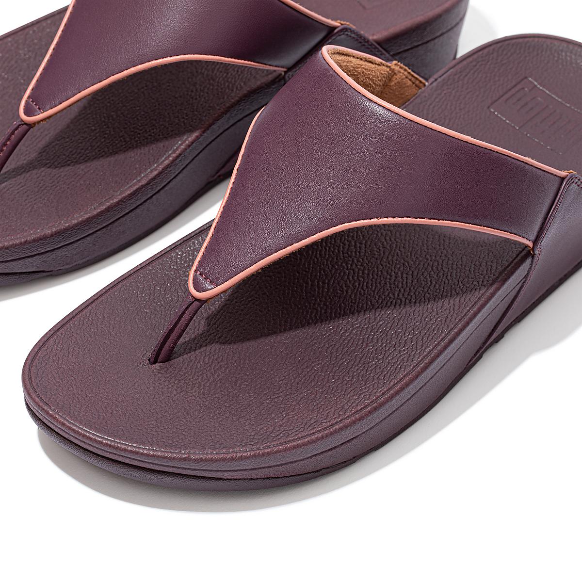 Sandały Fitflop LULU Pop Binding Toe-Post Damskie Fioletowe | Polska-90251