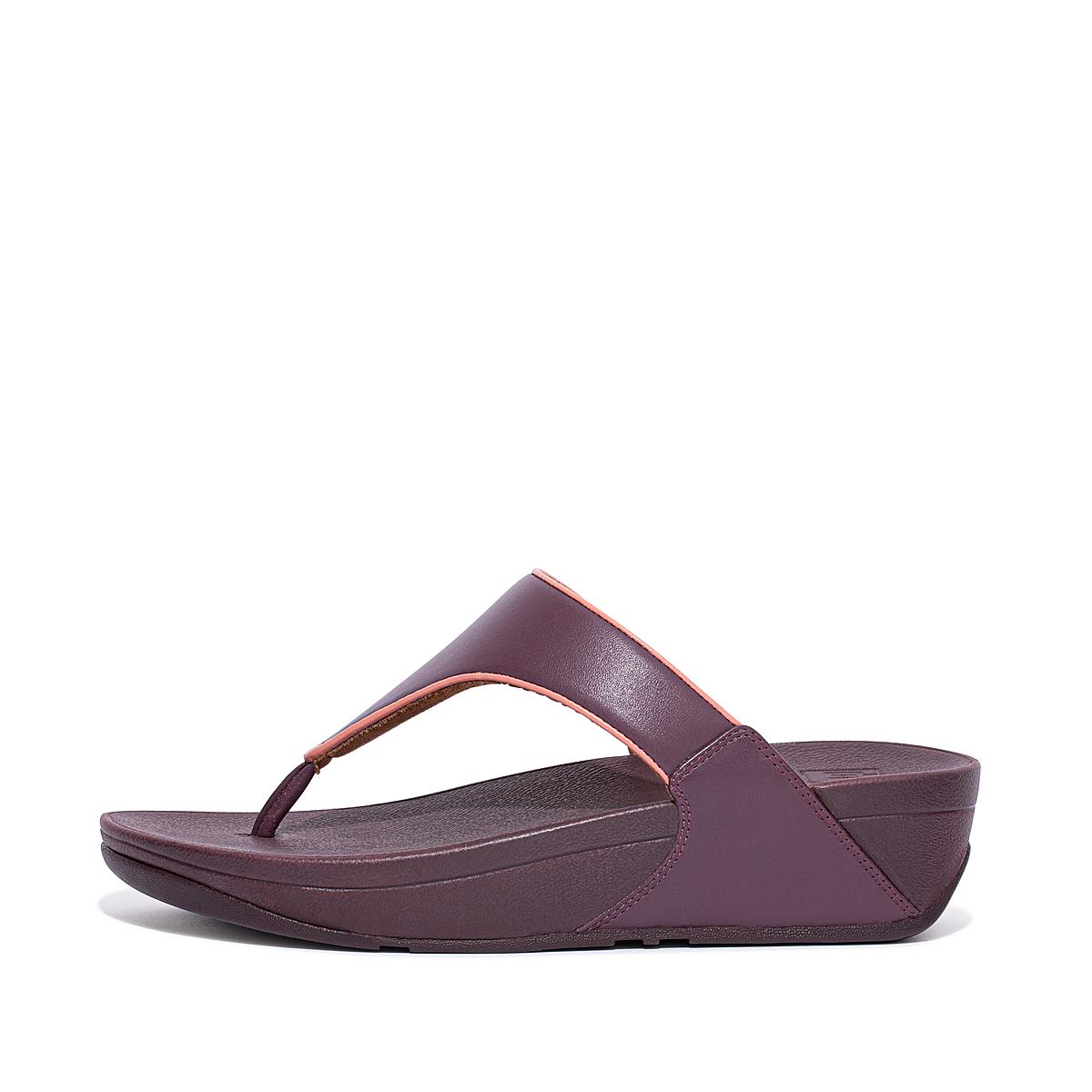 Sandały Fitflop LULU Pop Binding Toe-Post Damskie Fioletowe | Polska-90251