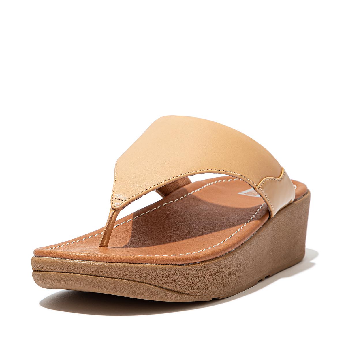 Sandały Fitflop MYLA Toe-Post Damskie Brązowe | Polska-46310