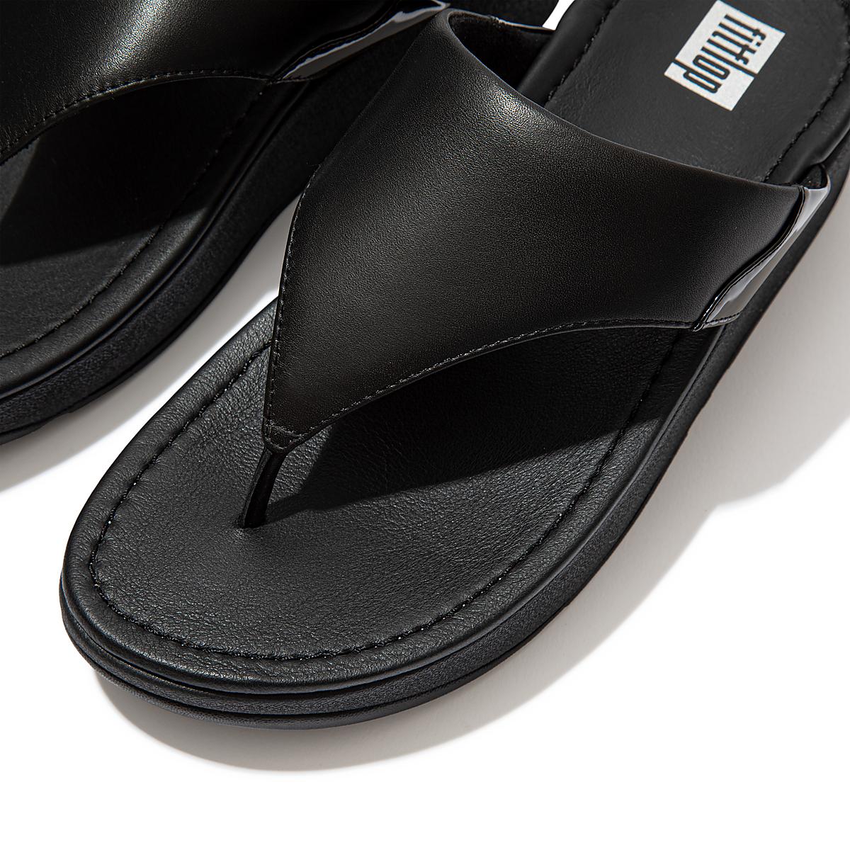 Sandały Fitflop MYLA Toe-Thongs Damskie Czarne | Polska-02583