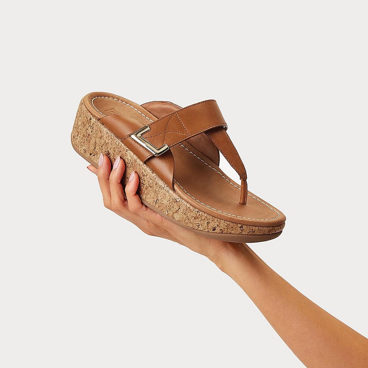 Sandały Fitflop REMI Adjustable Leather Damskie Głęboka Brązowe | Polska-96532