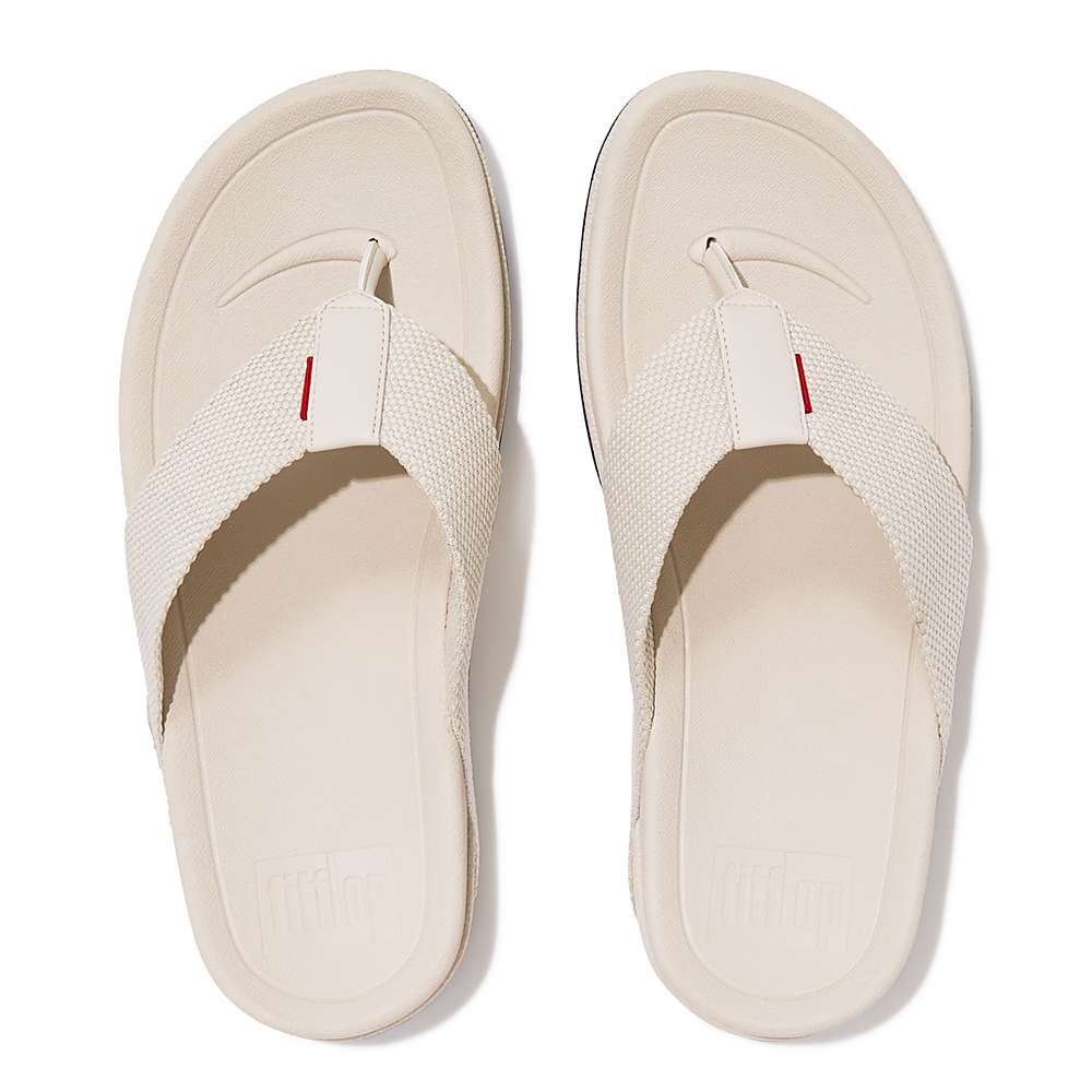 Sandały Fitflop SURFER Toe-Post Męskie Beżowe | Polska-45289