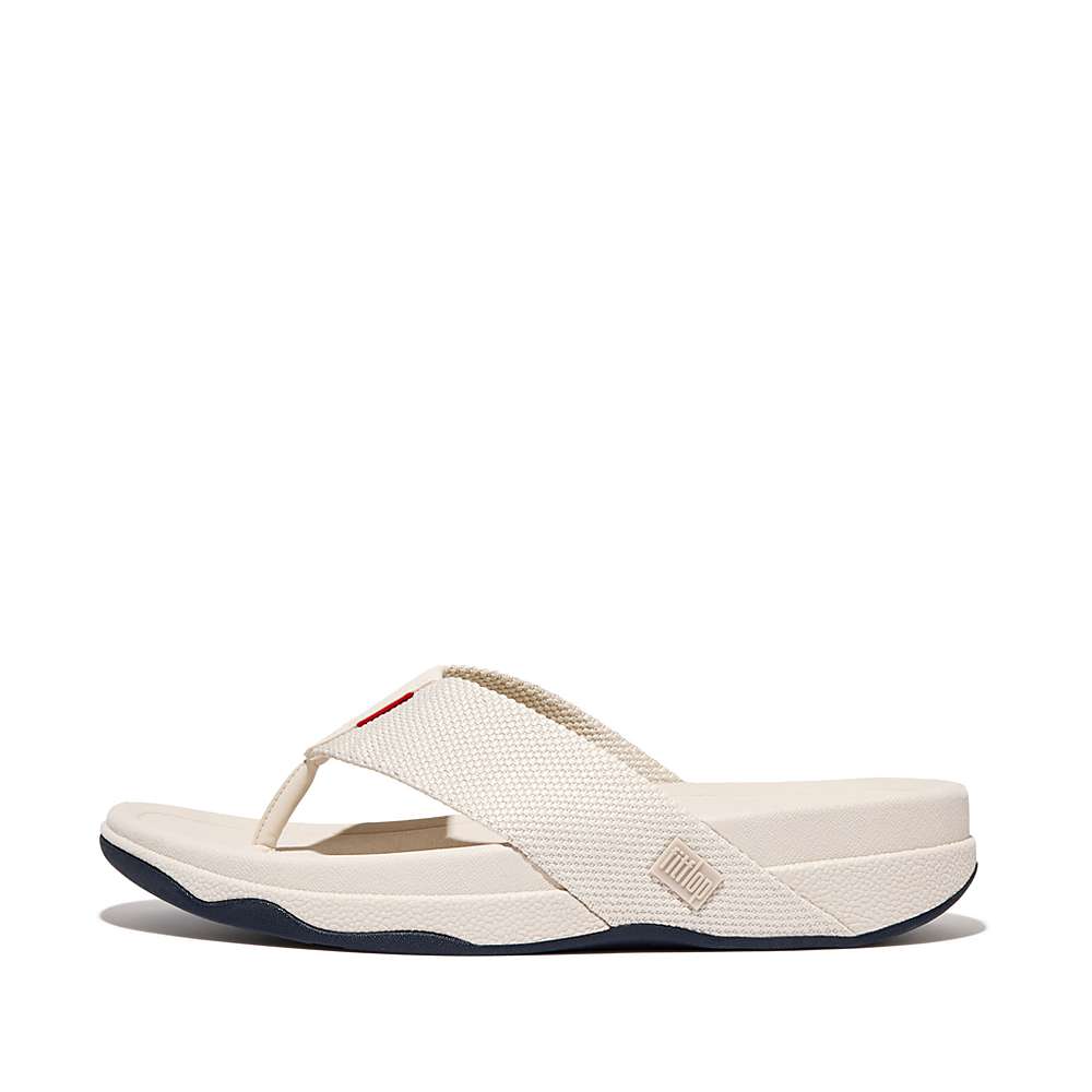 Sandały Fitflop SURFER Toe-Post Męskie Beżowe | Polska-45289