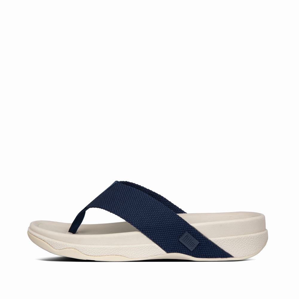 Sandały Fitflop SURFER Toe-Post Męskie Granatowe | Polska-76021